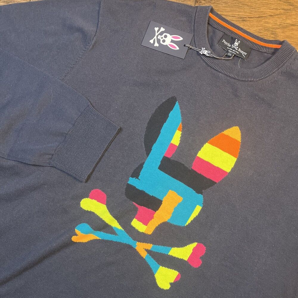 NWT Psycho Bunny Cotton‎ Sweater Men’s XXL $175